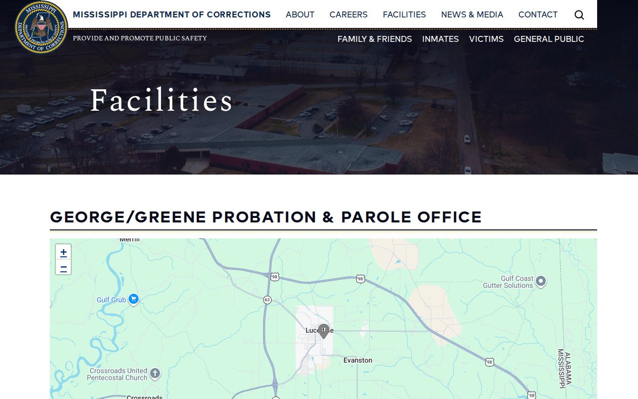 George County post-release supervision office listing
