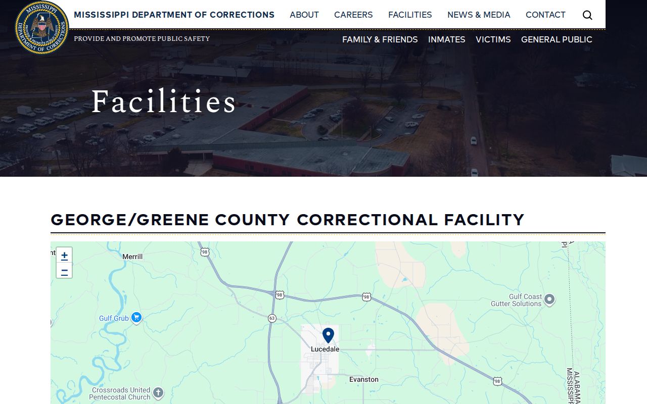 George County released inmate regional facility profile
